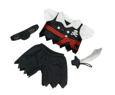 8-inch Pirate Outfit