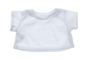 8-inch Decorated White T-Shirt